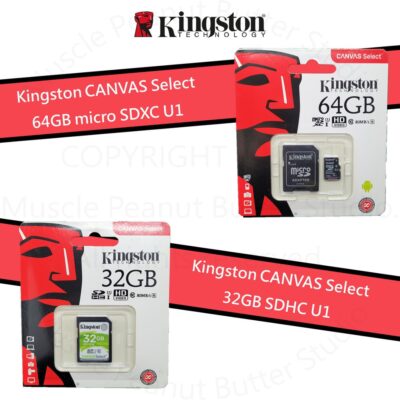Kingston 金士頓 記憶卡【Canvas Select】 MicroSD 64GB SD 32GB【出清】